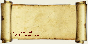 Danica Miljojković vizit kartica